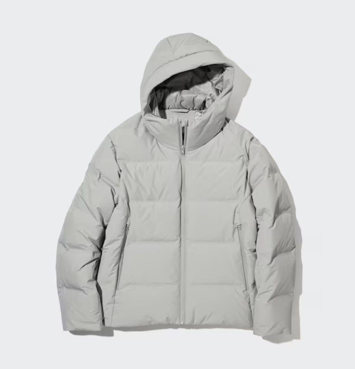 Uniqlo Seamless Down Parka Grey