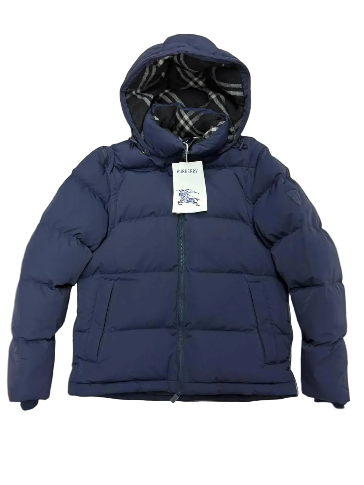 Burberry Nylon Puffer Jacket Navy