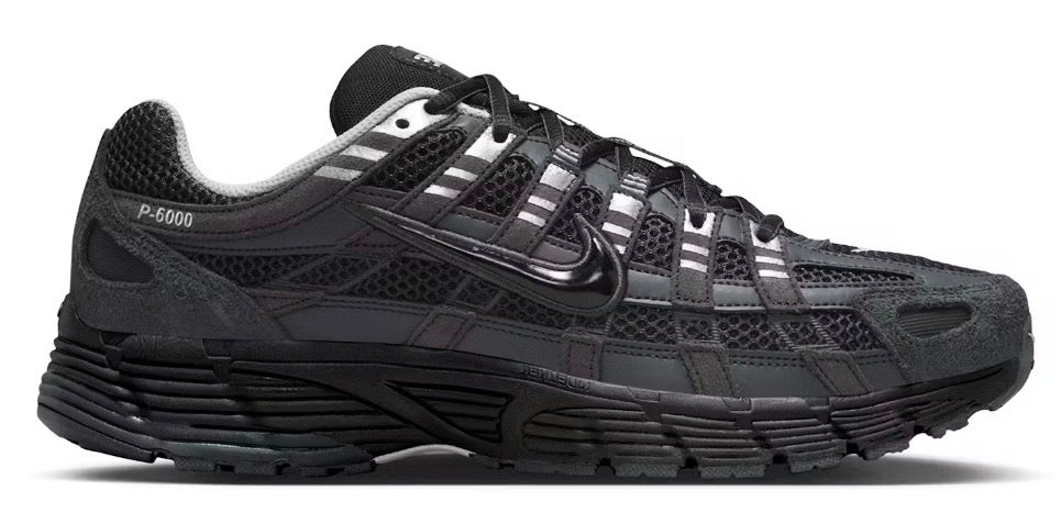 Nike P-6000 Suede Anthracite Metallic Silver
