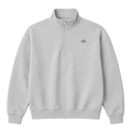 ALO Yoga Accolade 1/4 Zip Athletic Heather Grey Sweatshirt